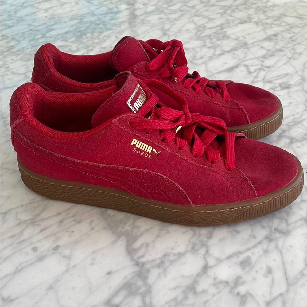 Puma Suede Classic Red Sneakers